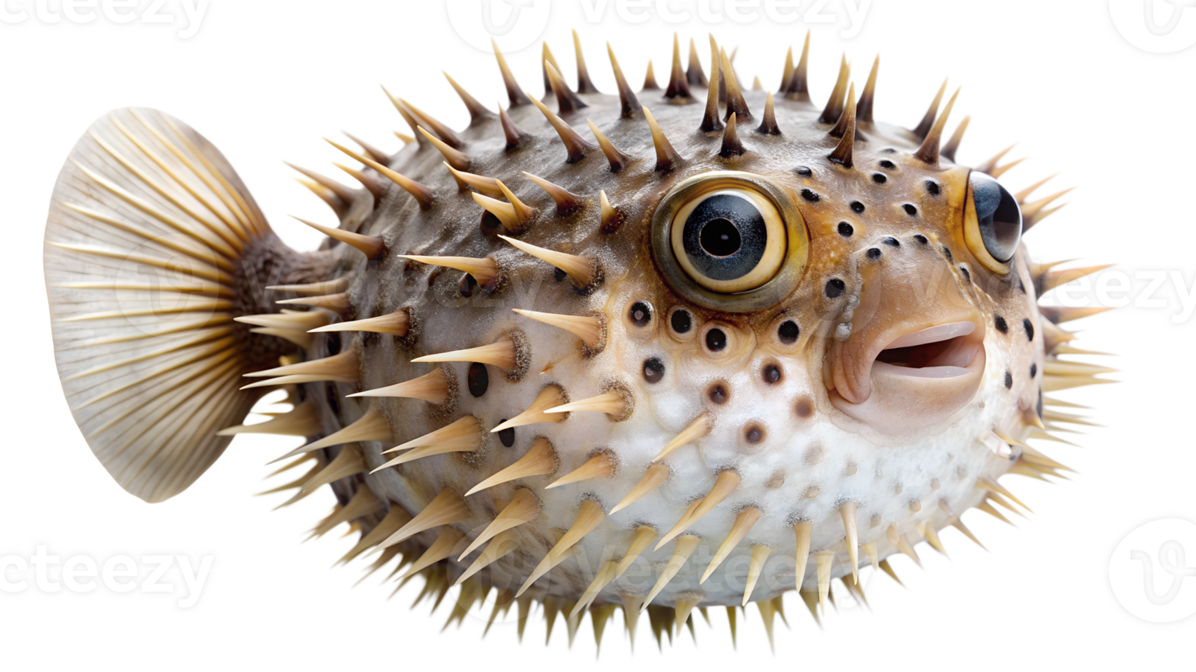 Porcupinefish isolated on background png