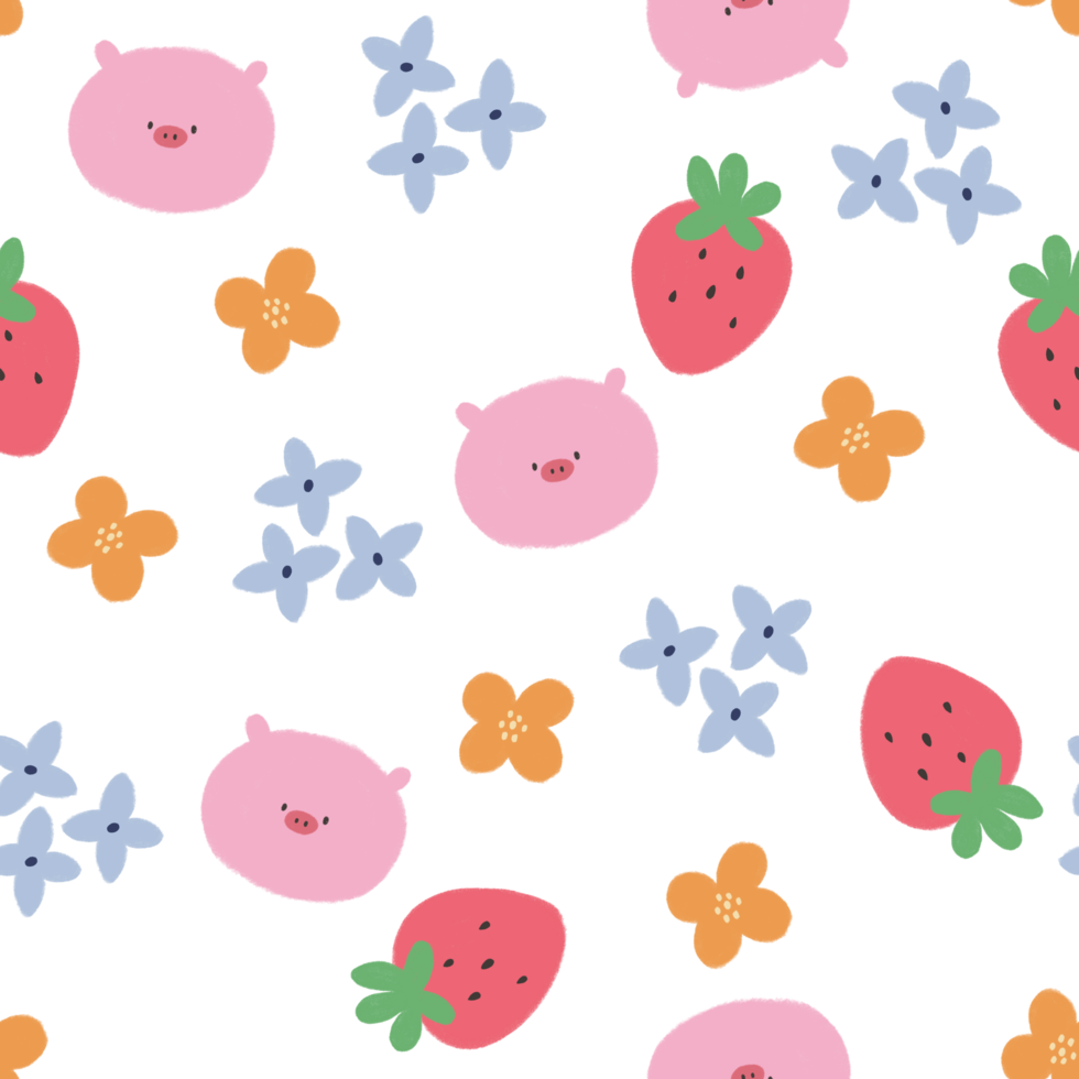 Collection kawaii of hand drawn cute doodles drawing for kid png