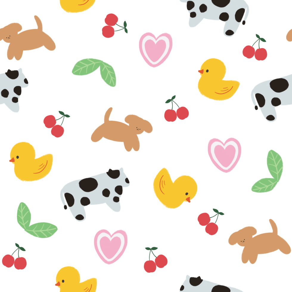 Collection kawaii of hand drawn cute doodles drawing for kid png
