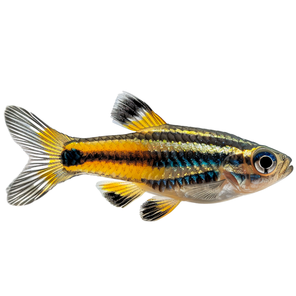 Majestic Swordtail Fish with Flowing Tail in Sharp png