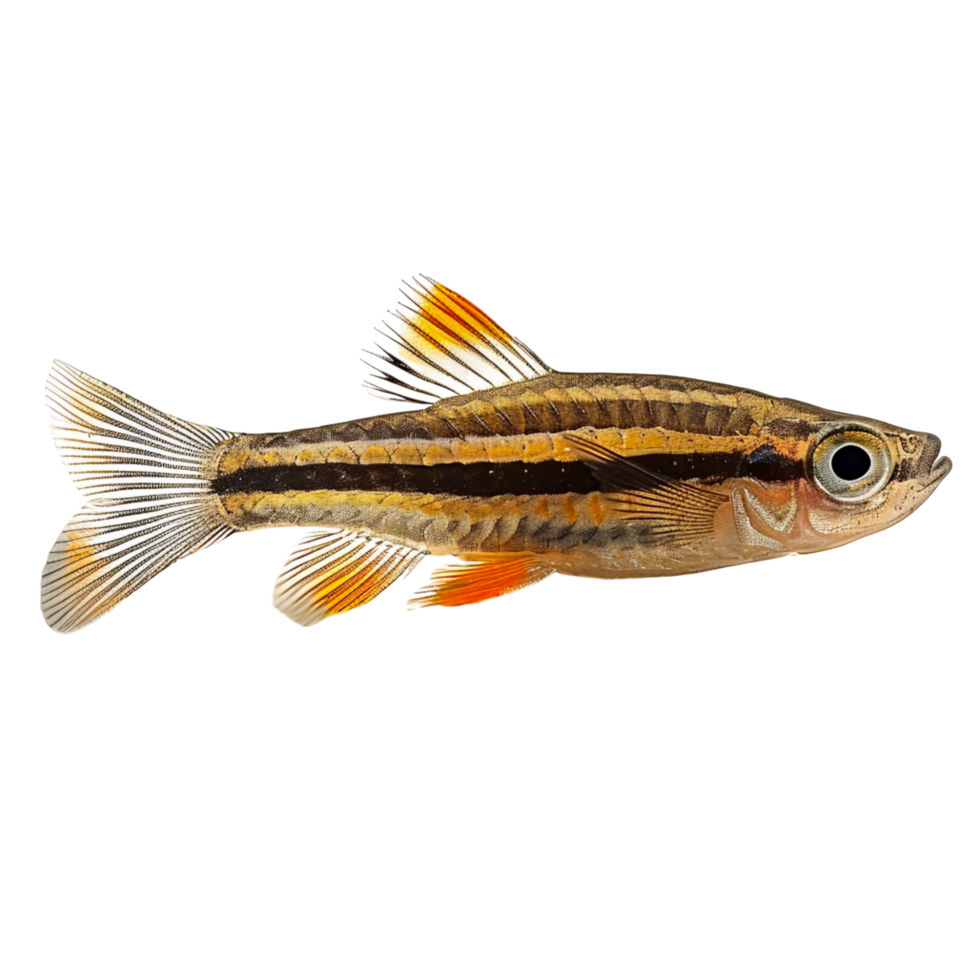 Majestic Swordtail Fish with Flowing Tail in Sharp png