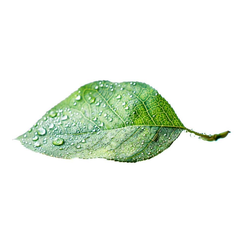 Close up of Leaves Showing Detailed Texture and Veins in Natural Light png