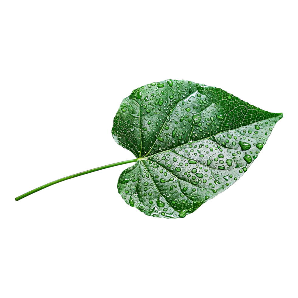 Close up of Leaves Showing Detailed Texture and Veins in Natural Light png