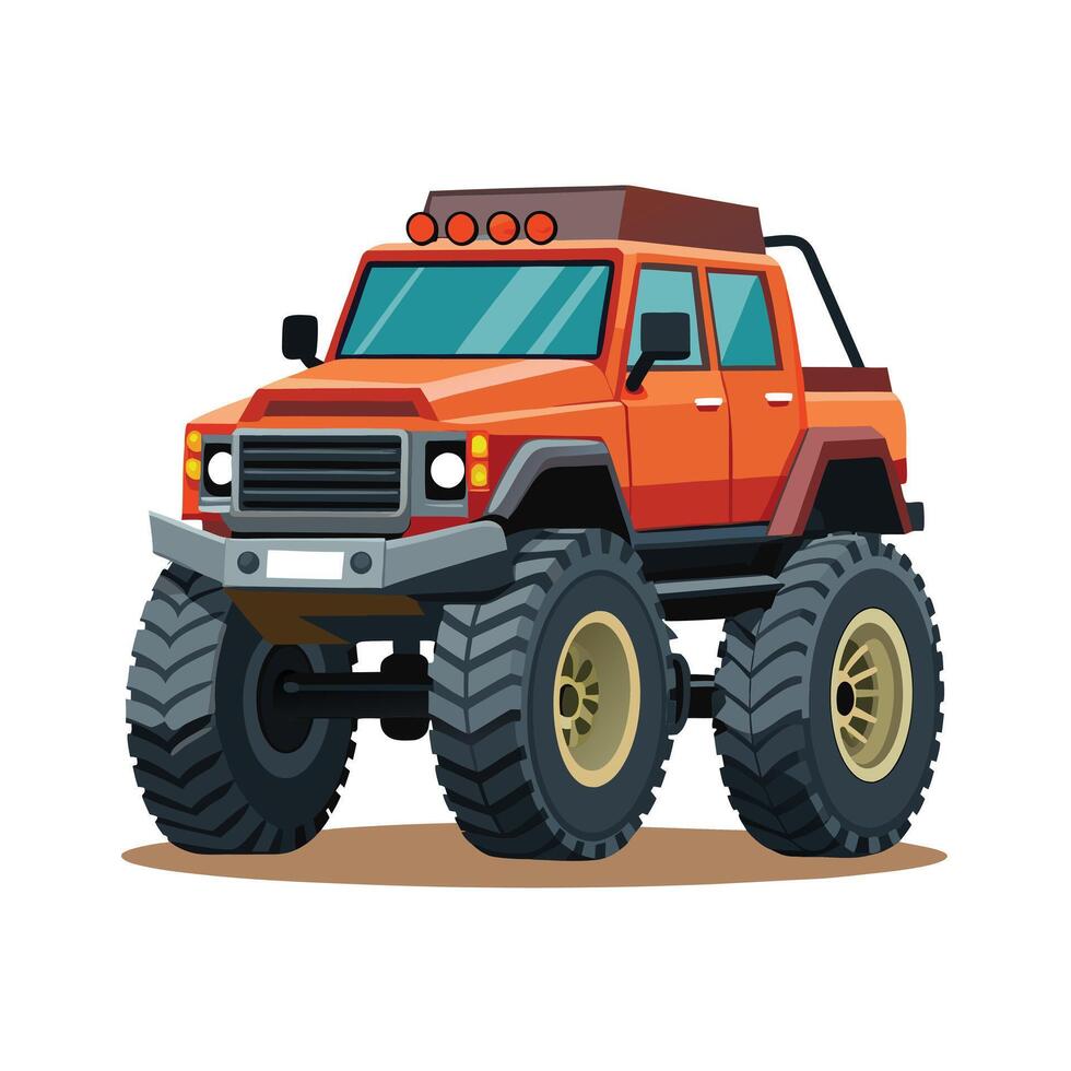 Realistic Truck Illustration vector