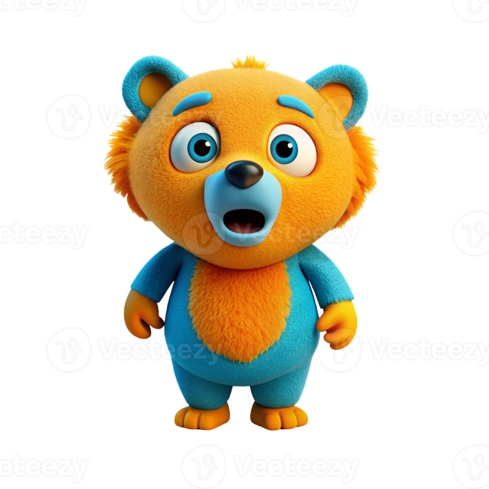 3d teddy bear png