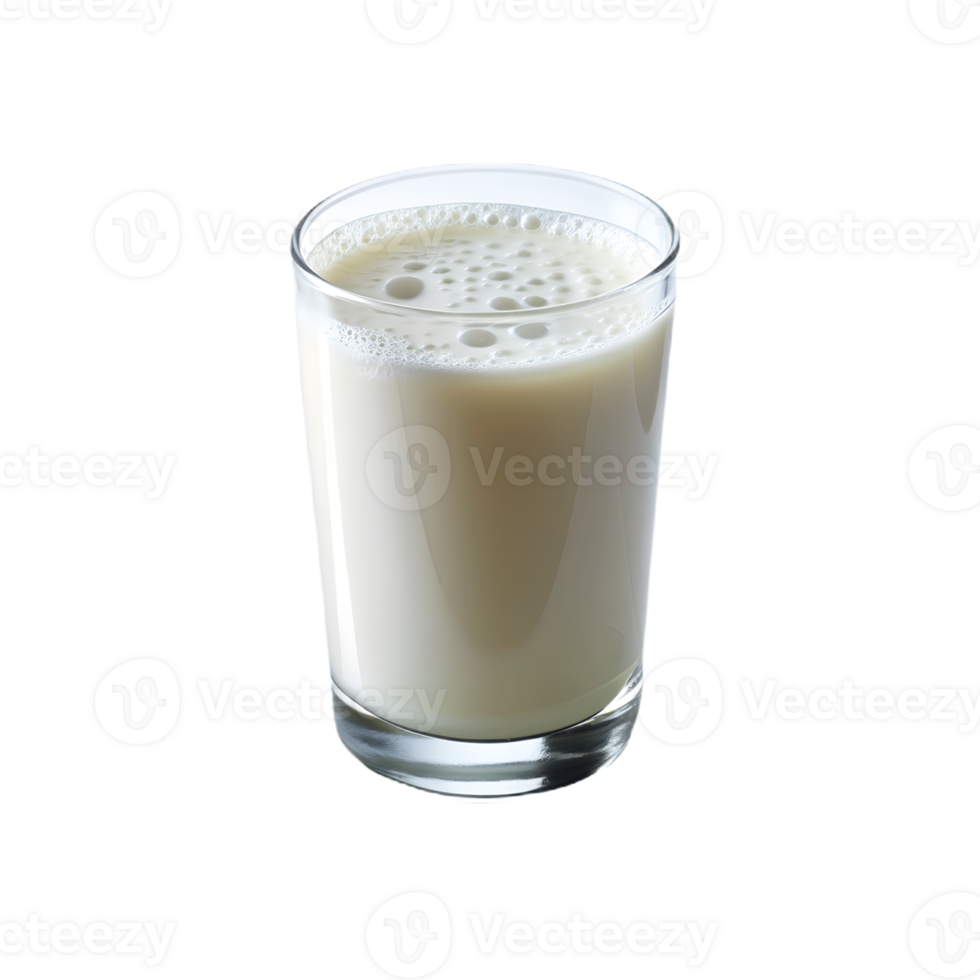 a glass of milk on a transparent background png