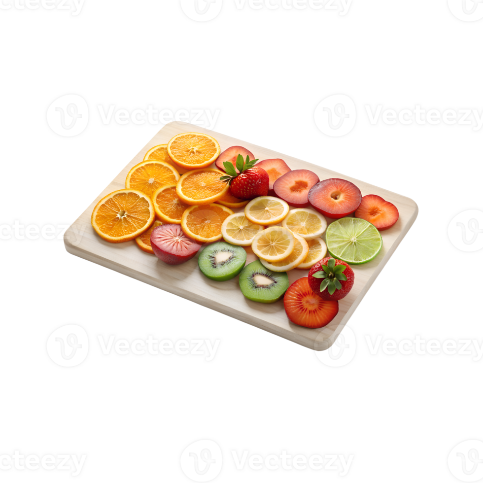 displaying colorful freeze-dried fruit slices png