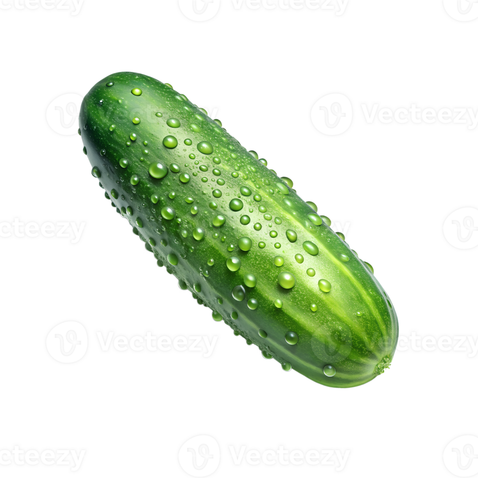 a cucumber is shown on a transparent background png