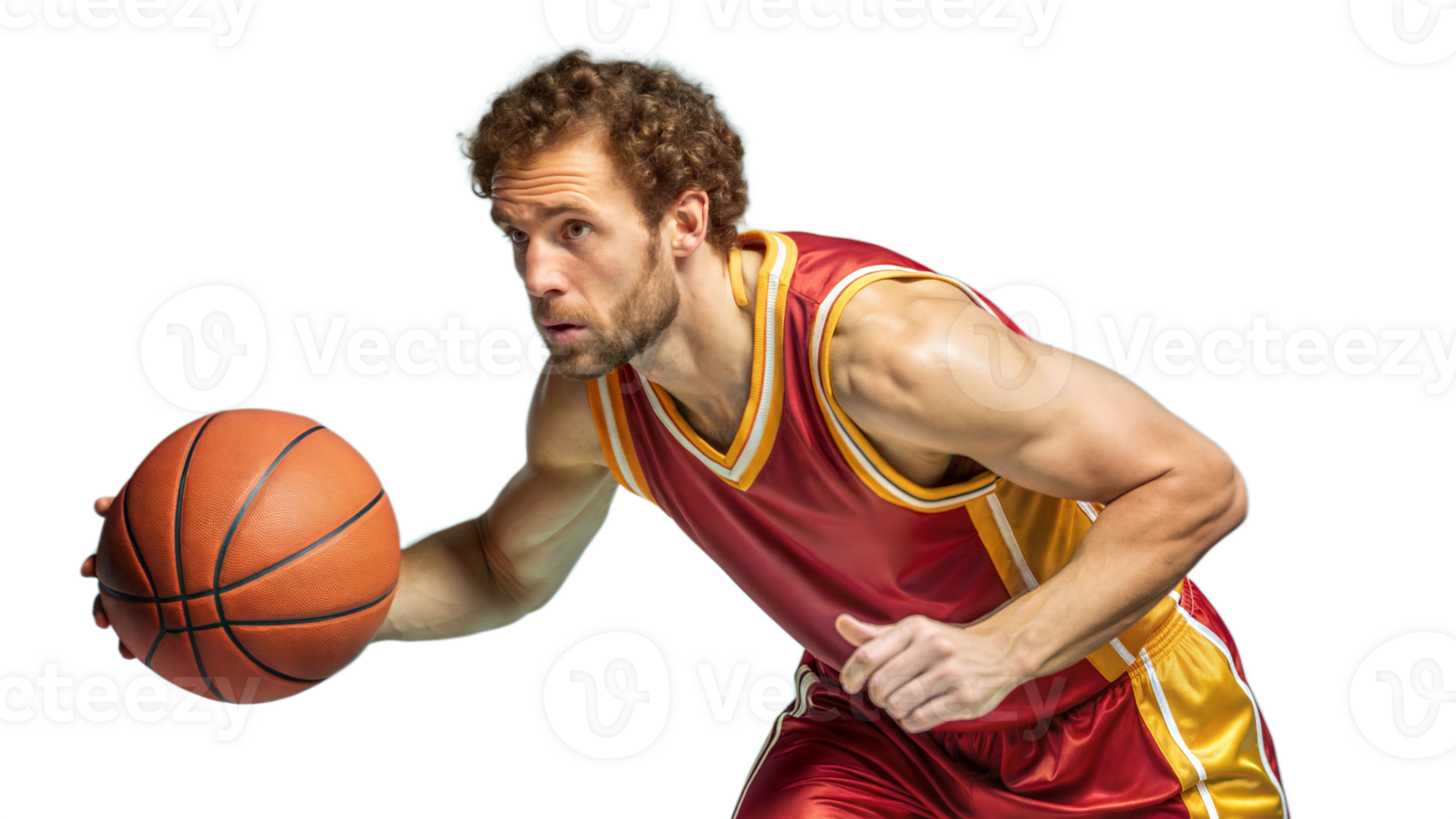 Professional Basketball Player Dribbling During A Game png