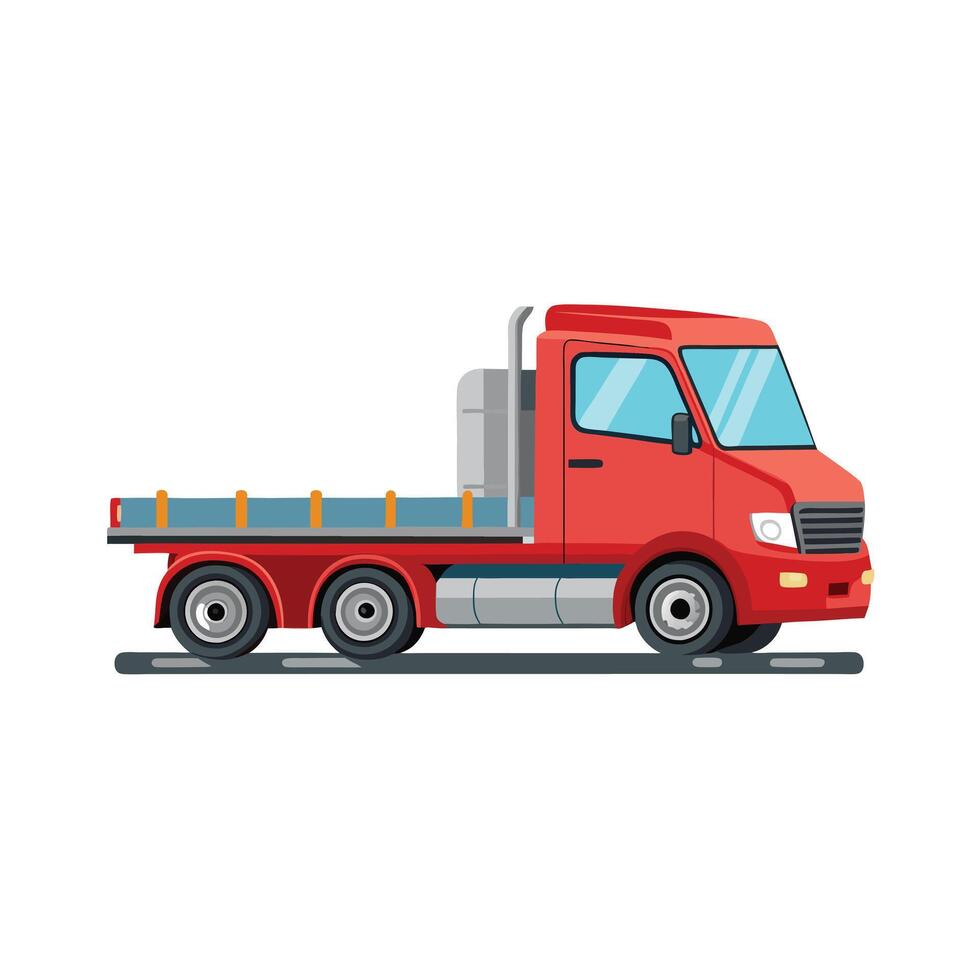 Realistic Truck Illustration vector