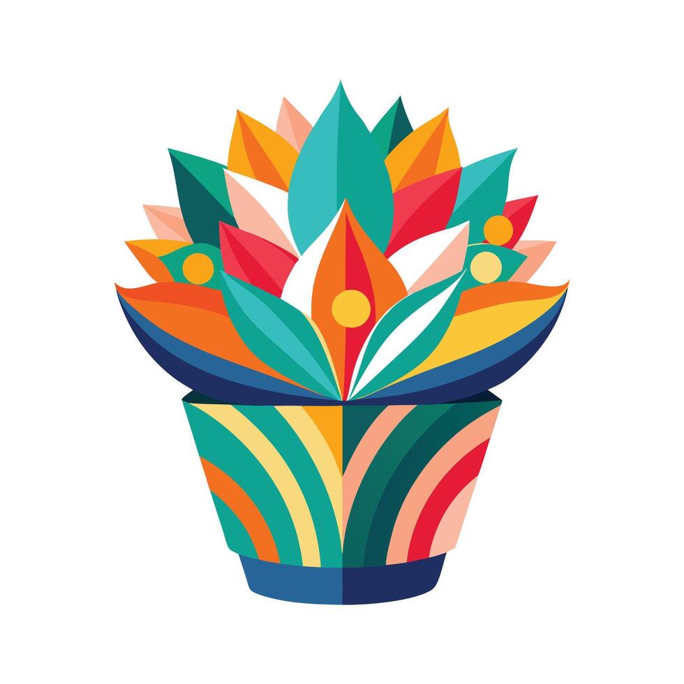 Flowerpot Houseplant Illustration vector