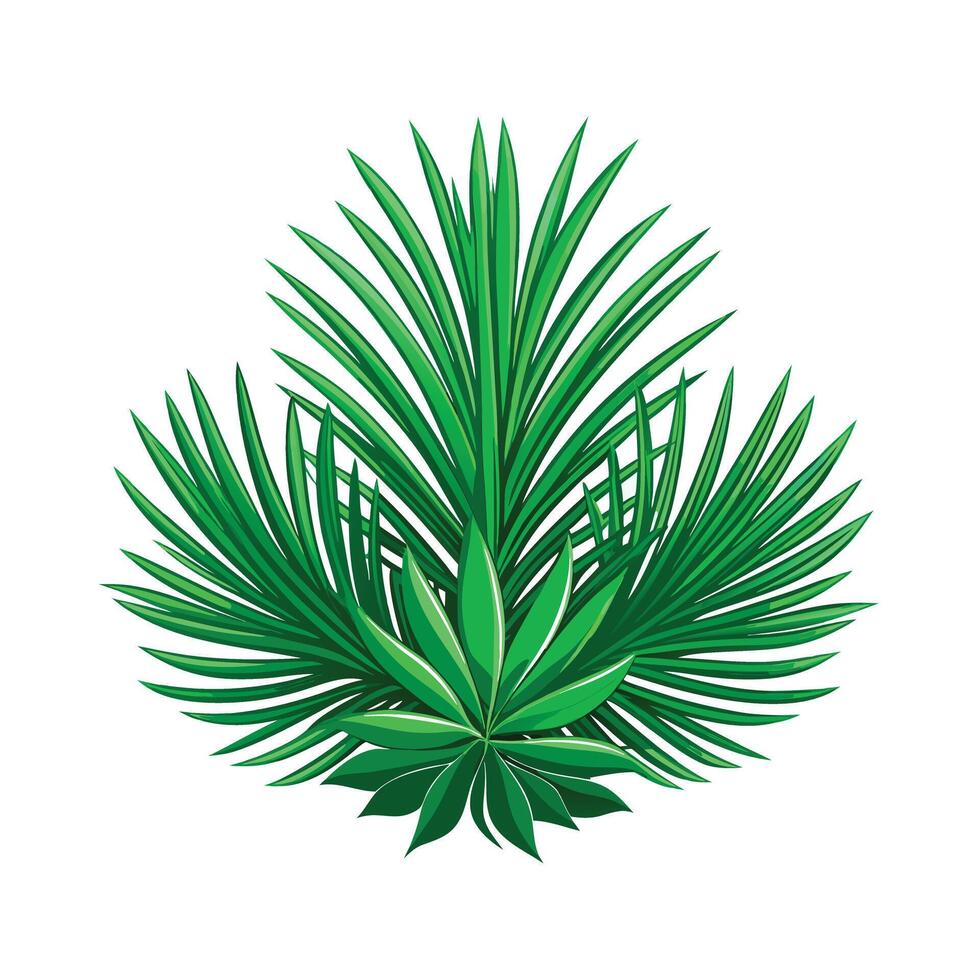 Realistic Beautiful Leaves Illustration vector