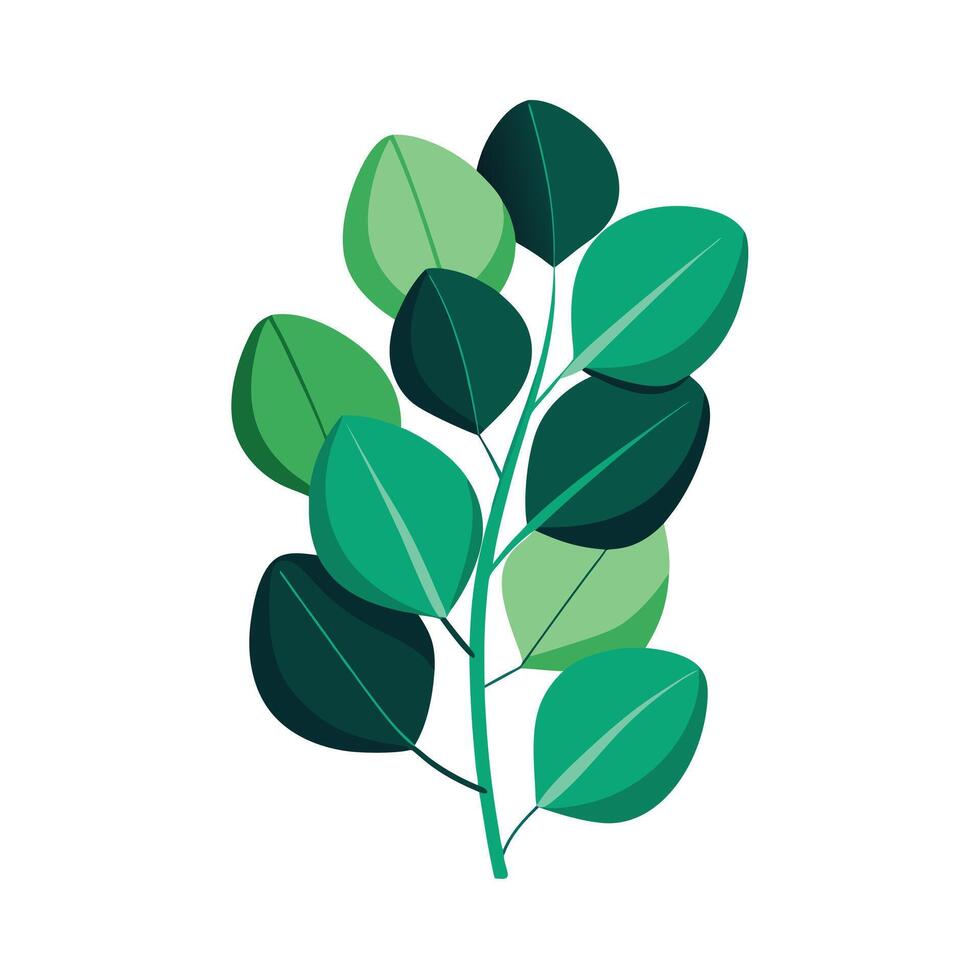 Realistic Beautiful Leaves Illustration vector