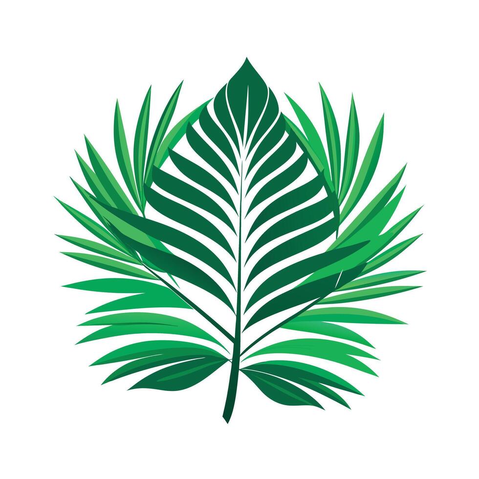Realistic Beautiful Leaves Illustration vector