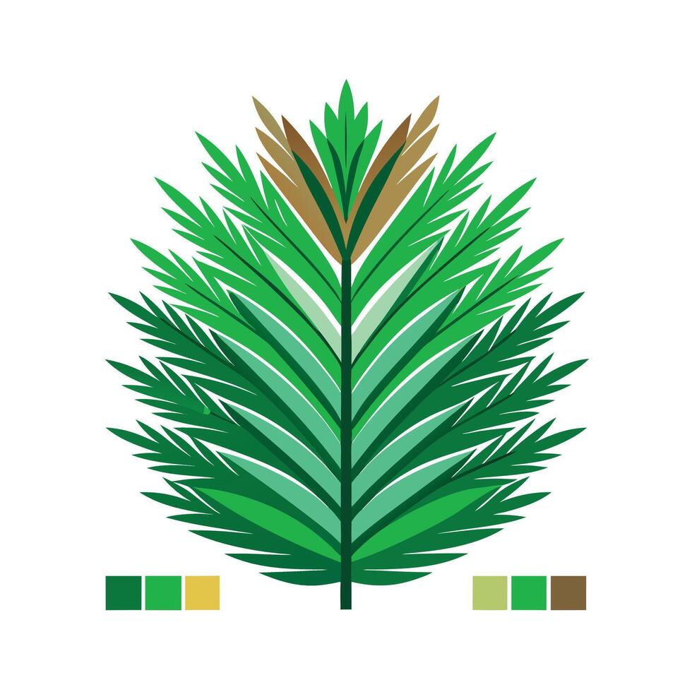 Realistic Beautiful Leaves Illustration vector