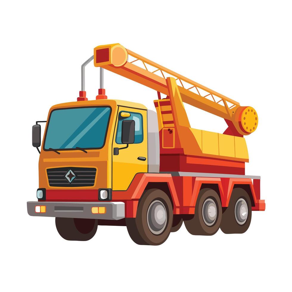 Realistic Truck Illustration vector