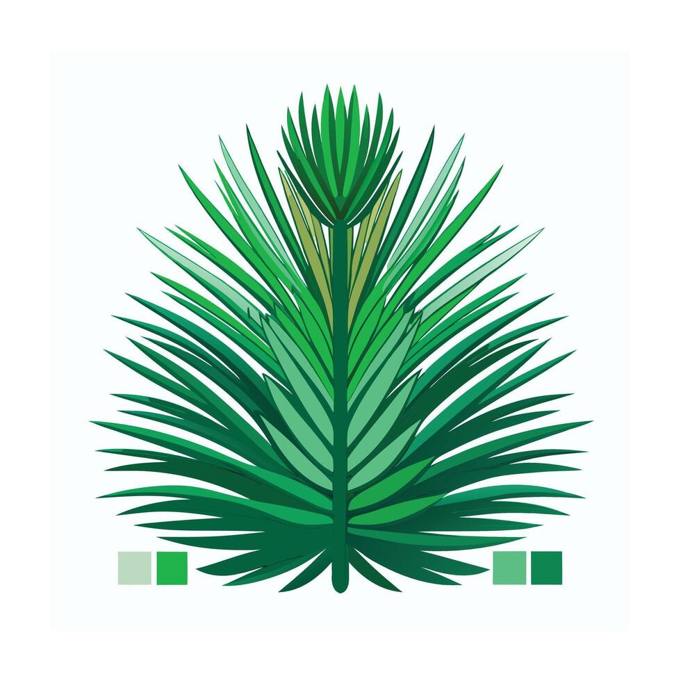 Realistic Beautiful Leaves Illustration vector