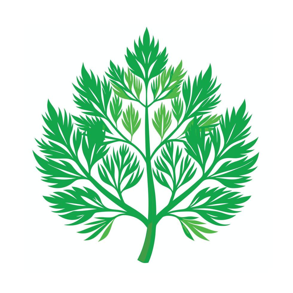 Realistic Beautiful Leaves Illustration vector