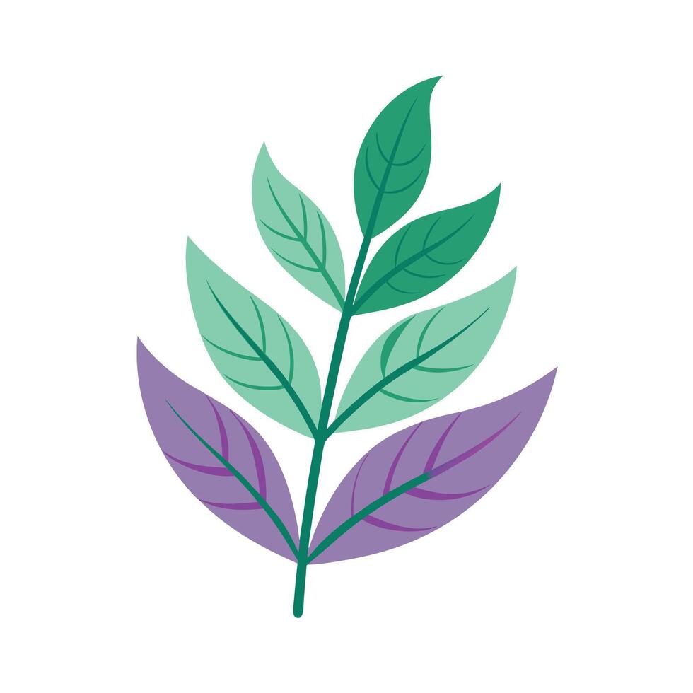 Realistic Beautiful Leaves Illustration vector