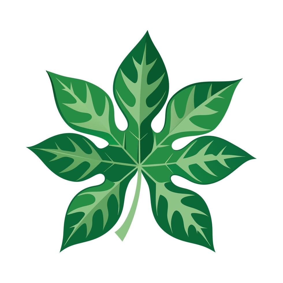 Realistic Beautiful Leaves Illustration vector