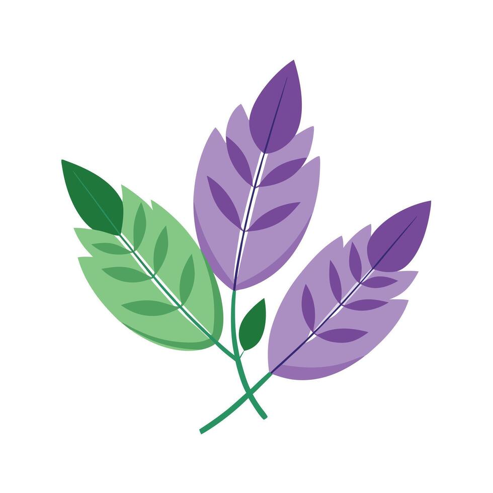 Realistic Beautiful Leaves Illustration vector