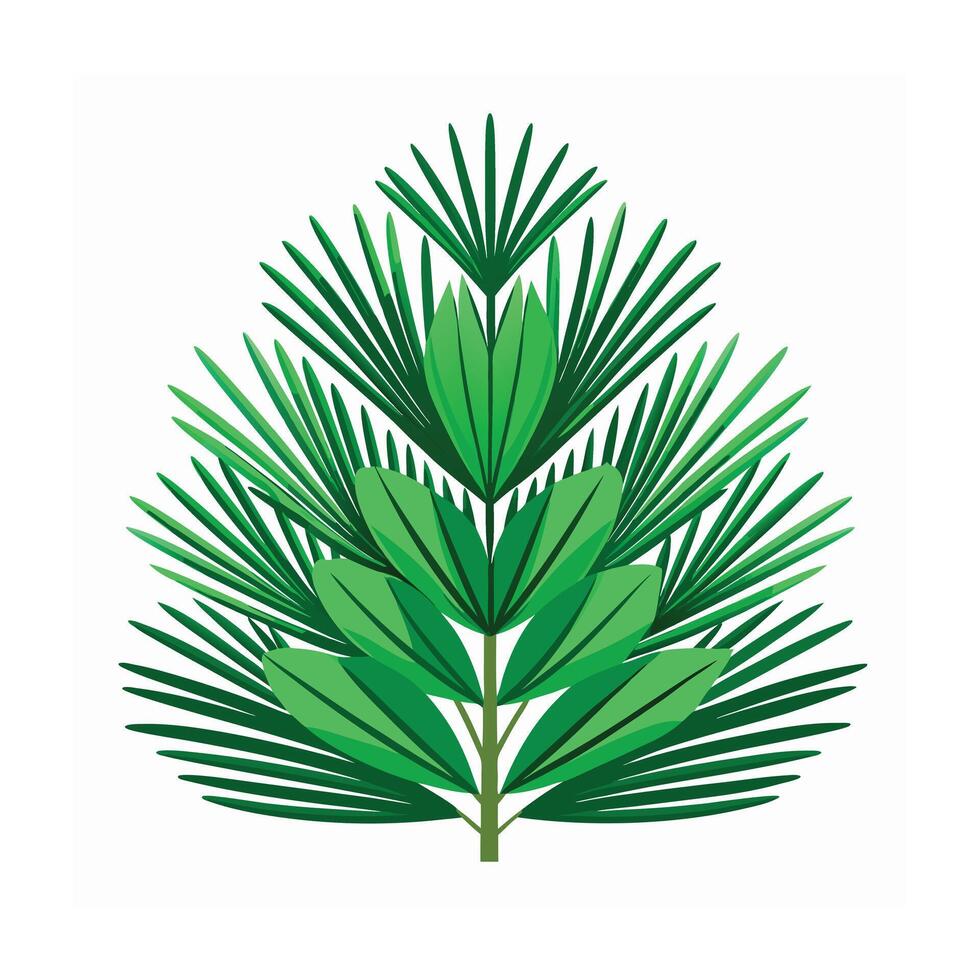 Realistic Beautiful Leaves Illustration vector
