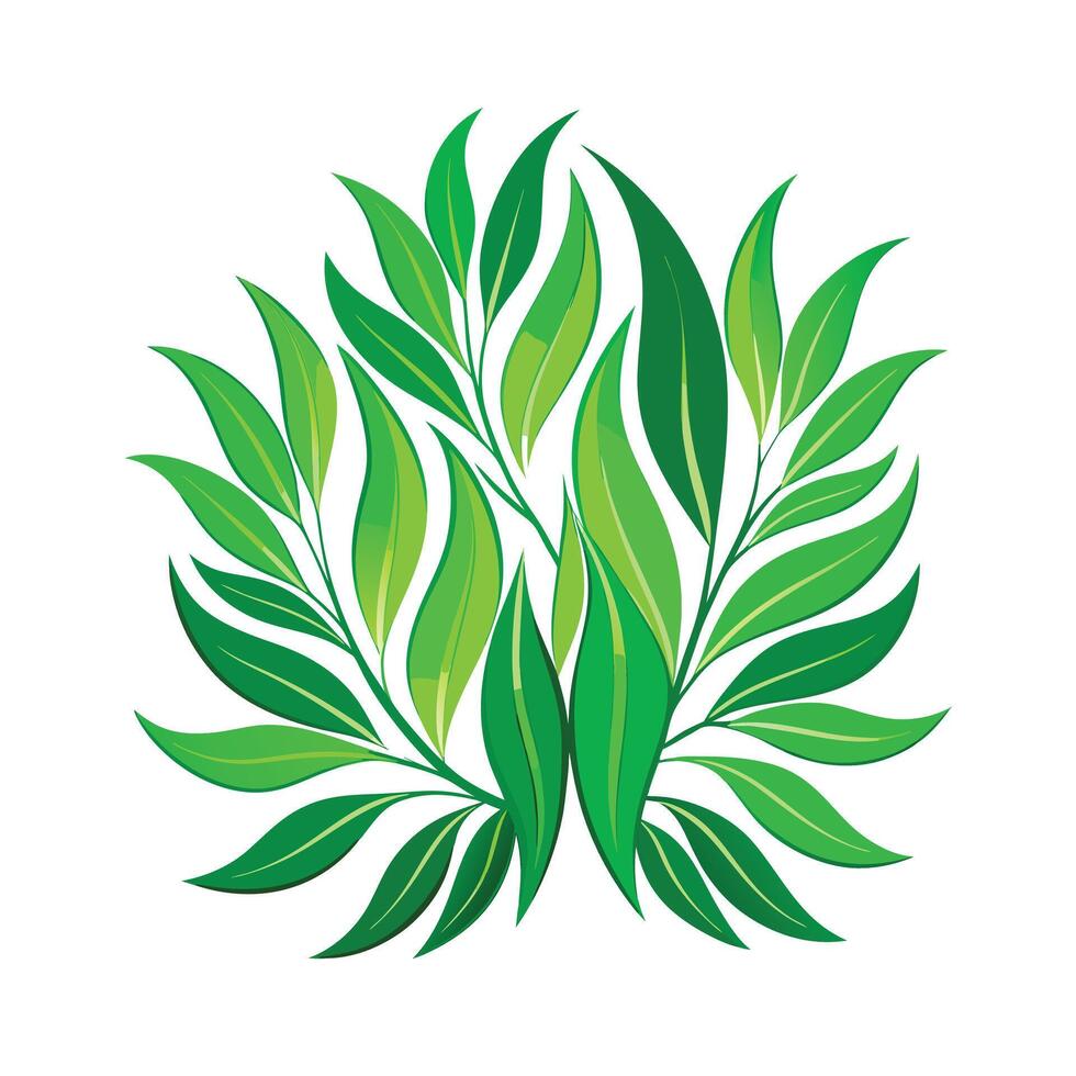 Realistic Beautiful Leaves Illustration vector