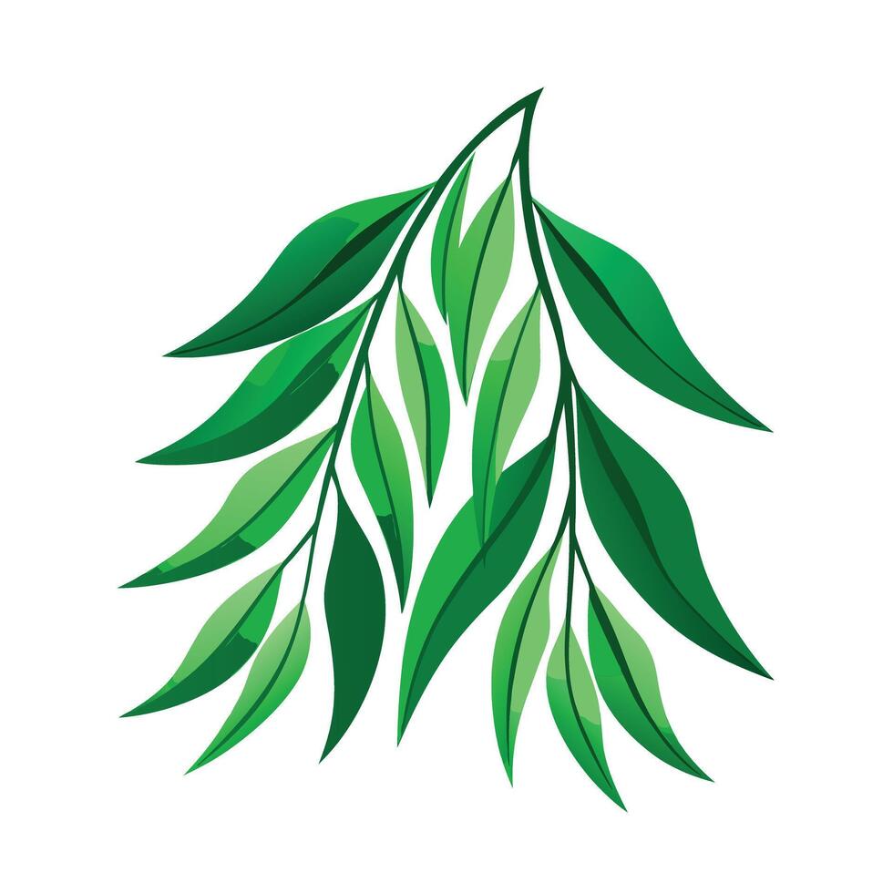 Realistic Beautiful Leaves Illustration vector