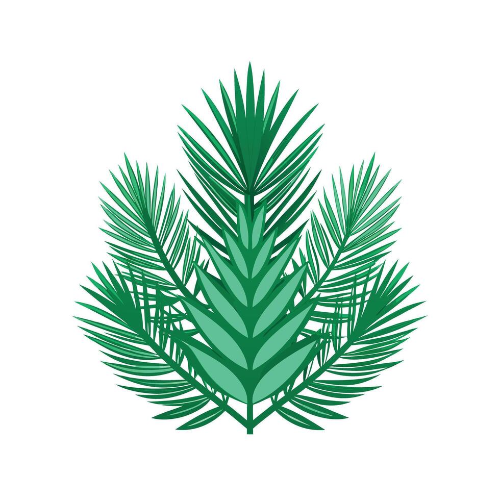 Realistic Beautiful Leaves Illustration vector