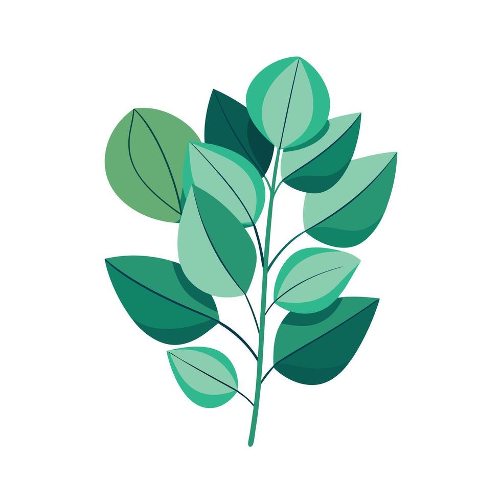 Realistic Beautiful Leaves Illustration vector