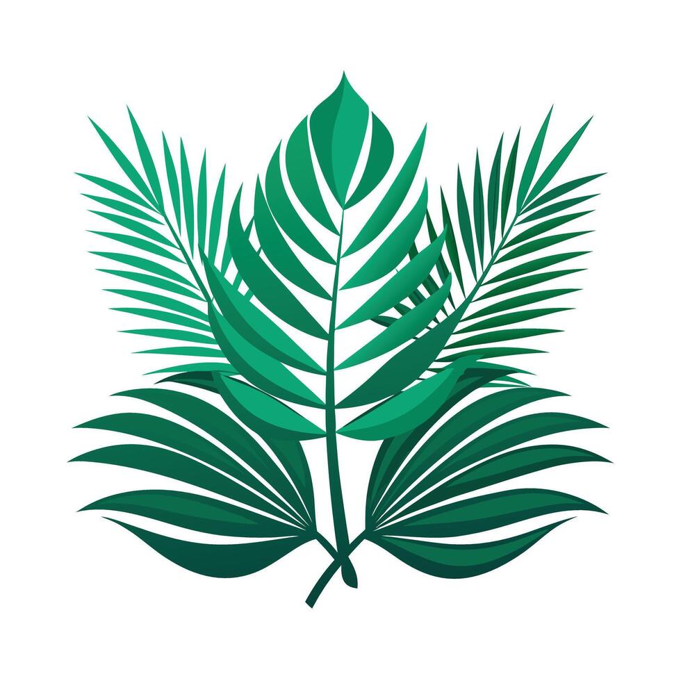 Realistic Beautiful Leaves Illustration vector