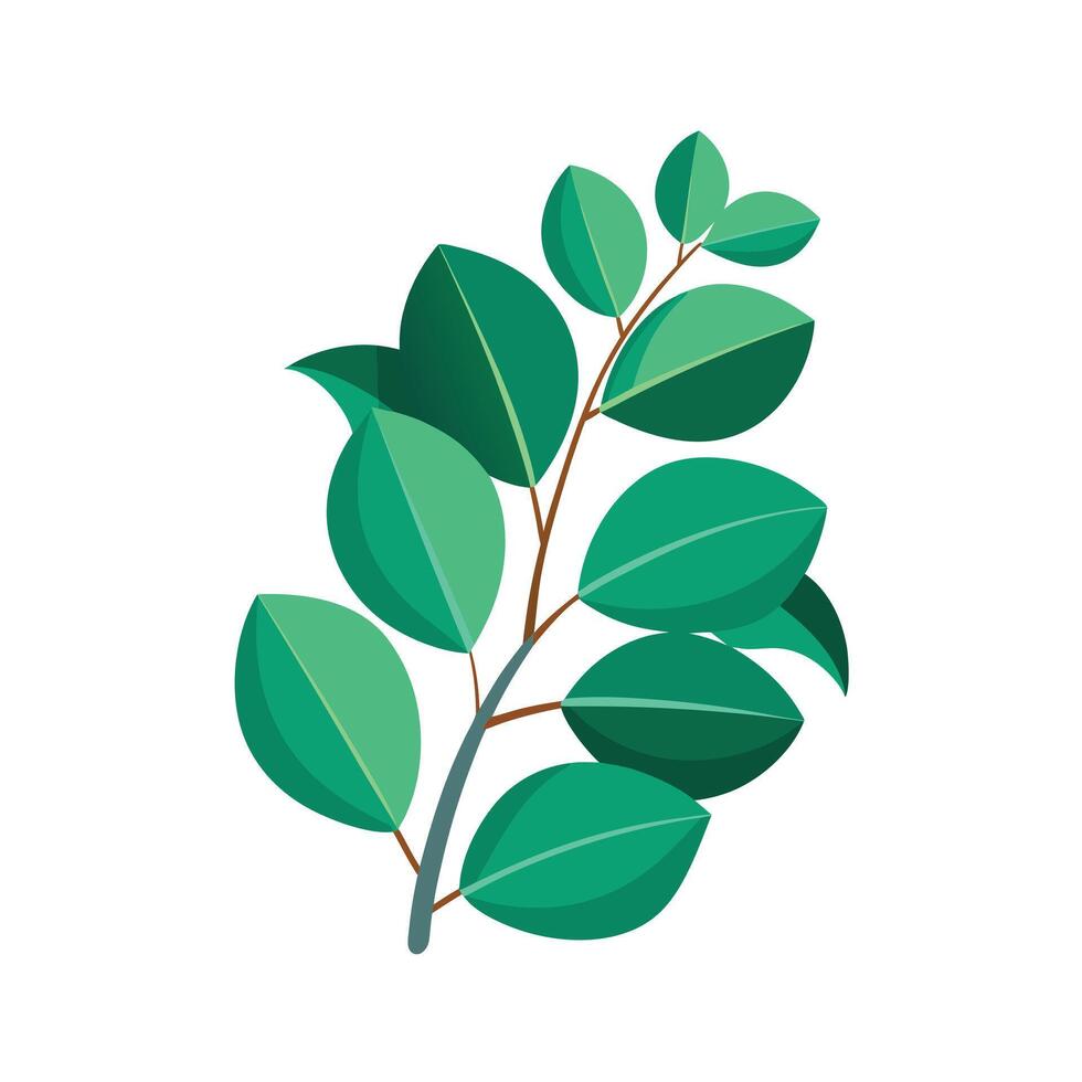 Realistic Beautiful Leaves Illustration vector