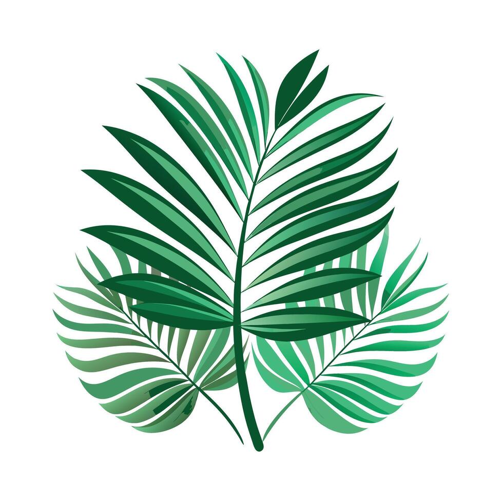 Realistic Beautiful Leaves Illustration vector
