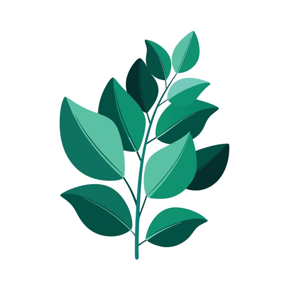 Realistic Beautiful Leaves Illustration vector