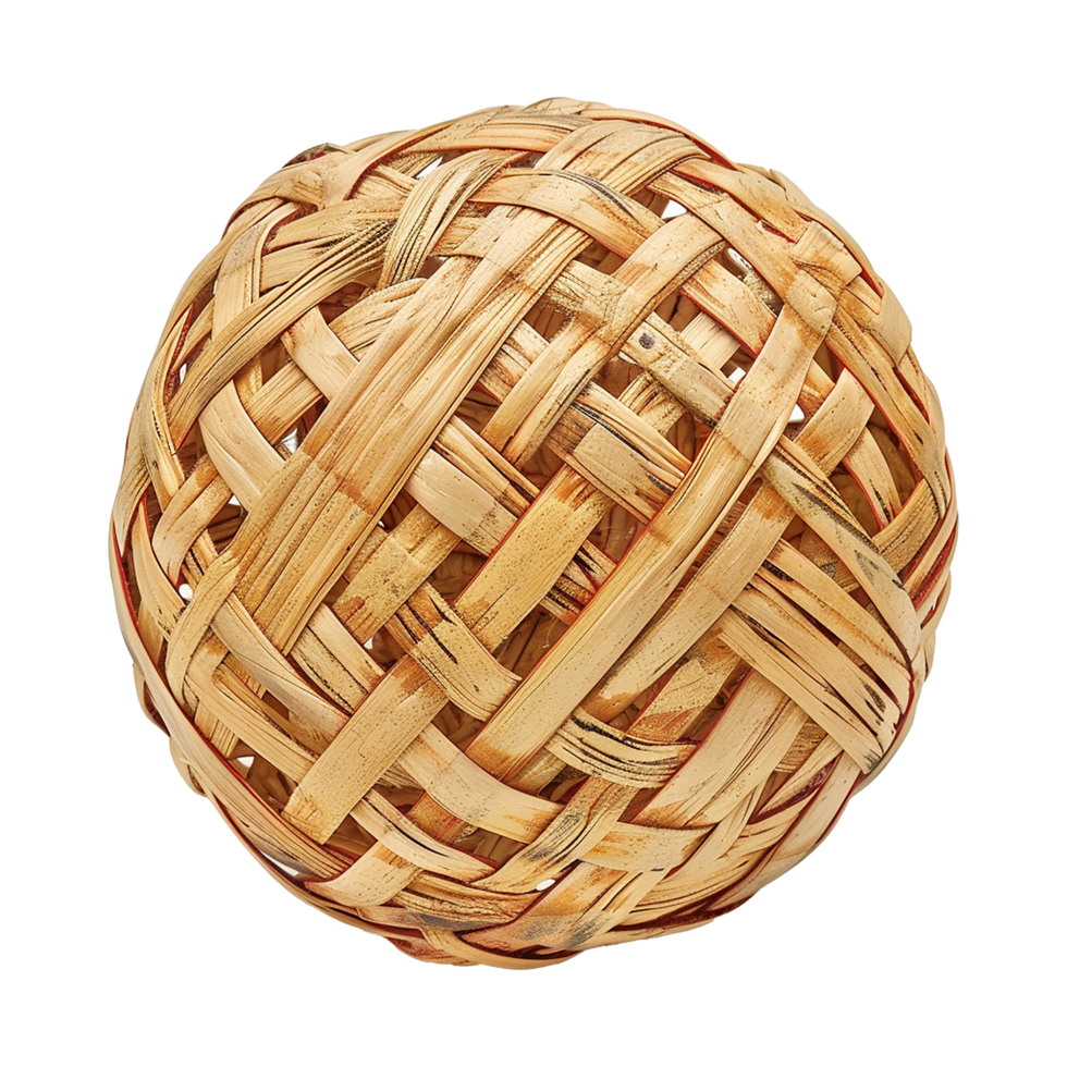 Takraw ball isolated on transparent background png