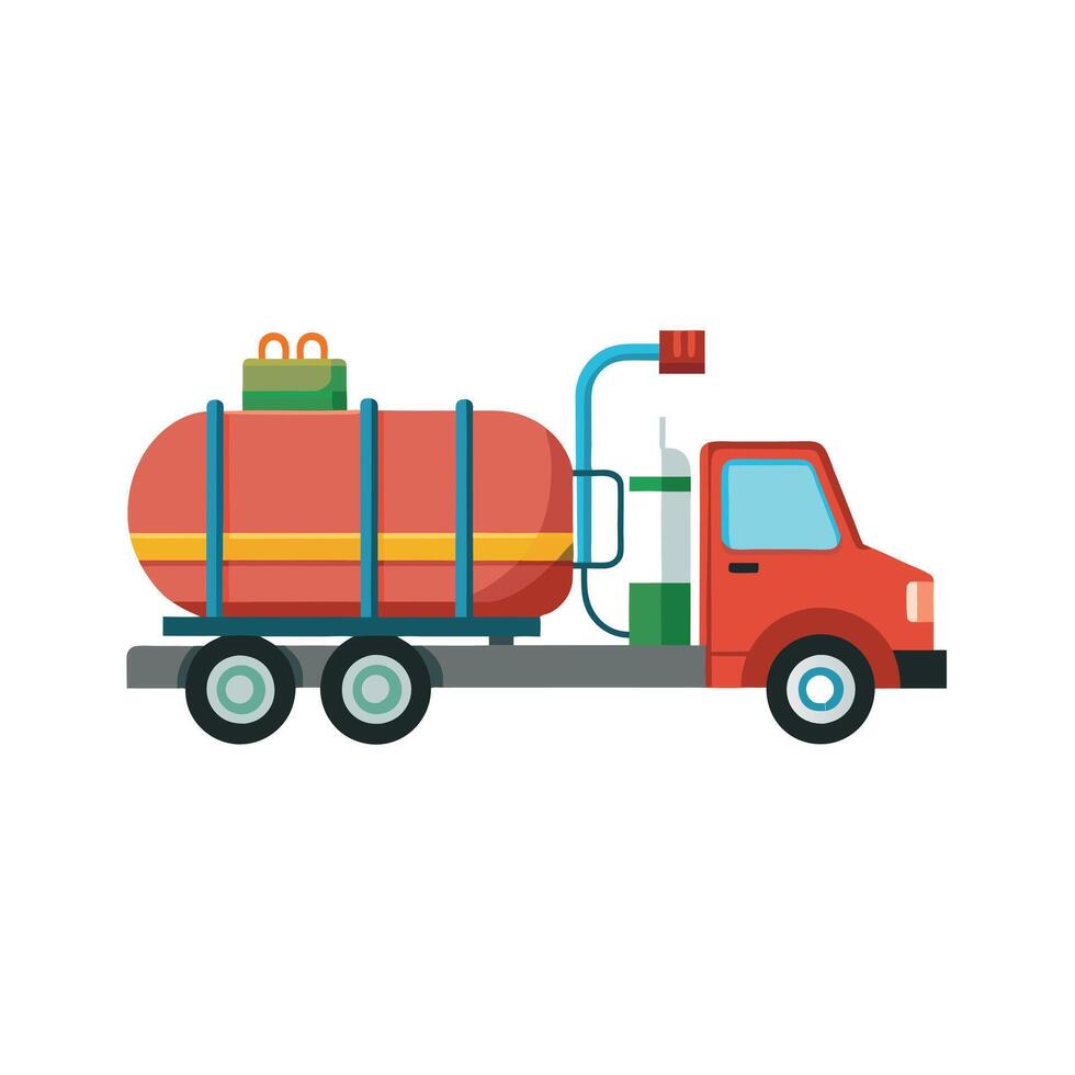 Realistic Truck Illustration vector