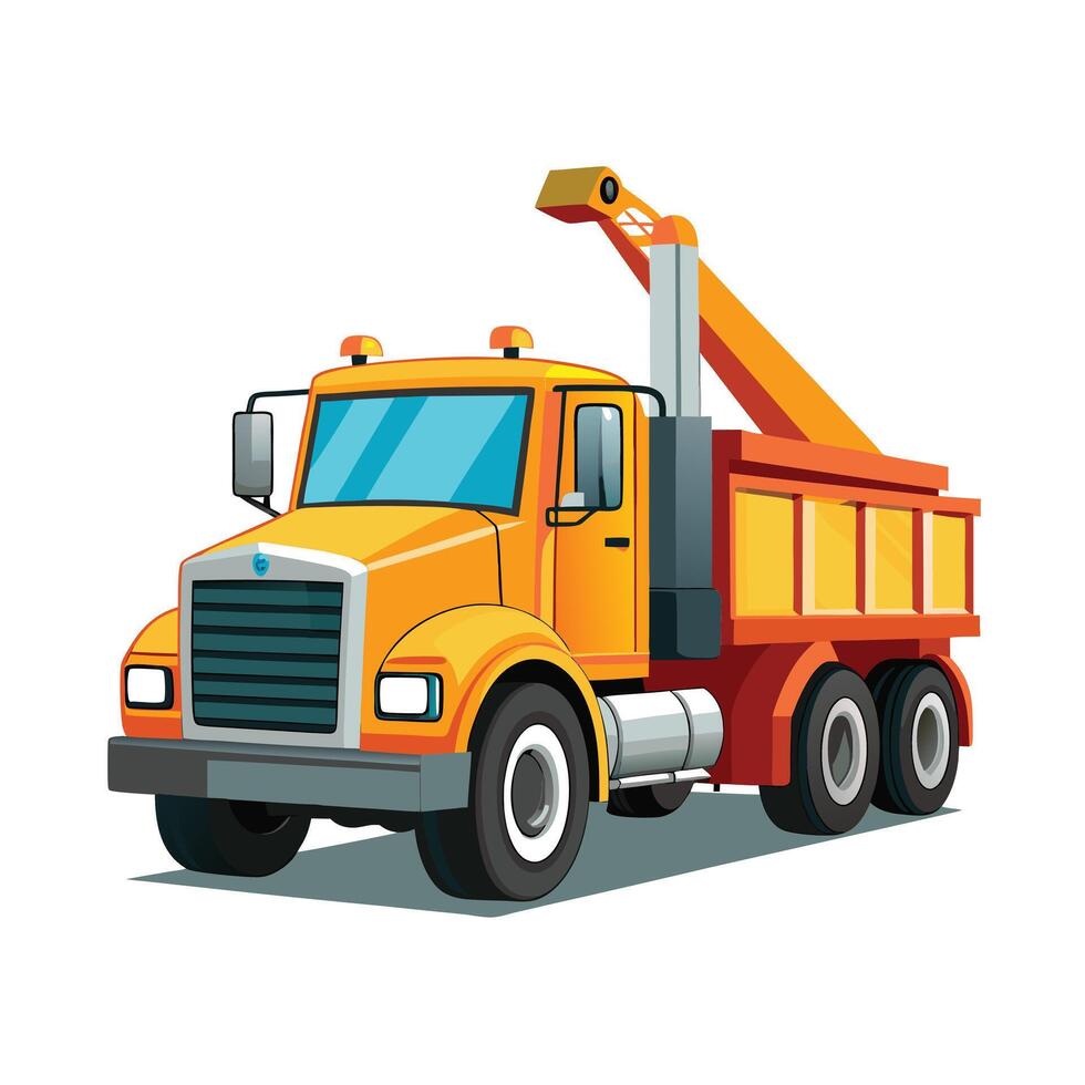 Realistic Truck Illustration vector