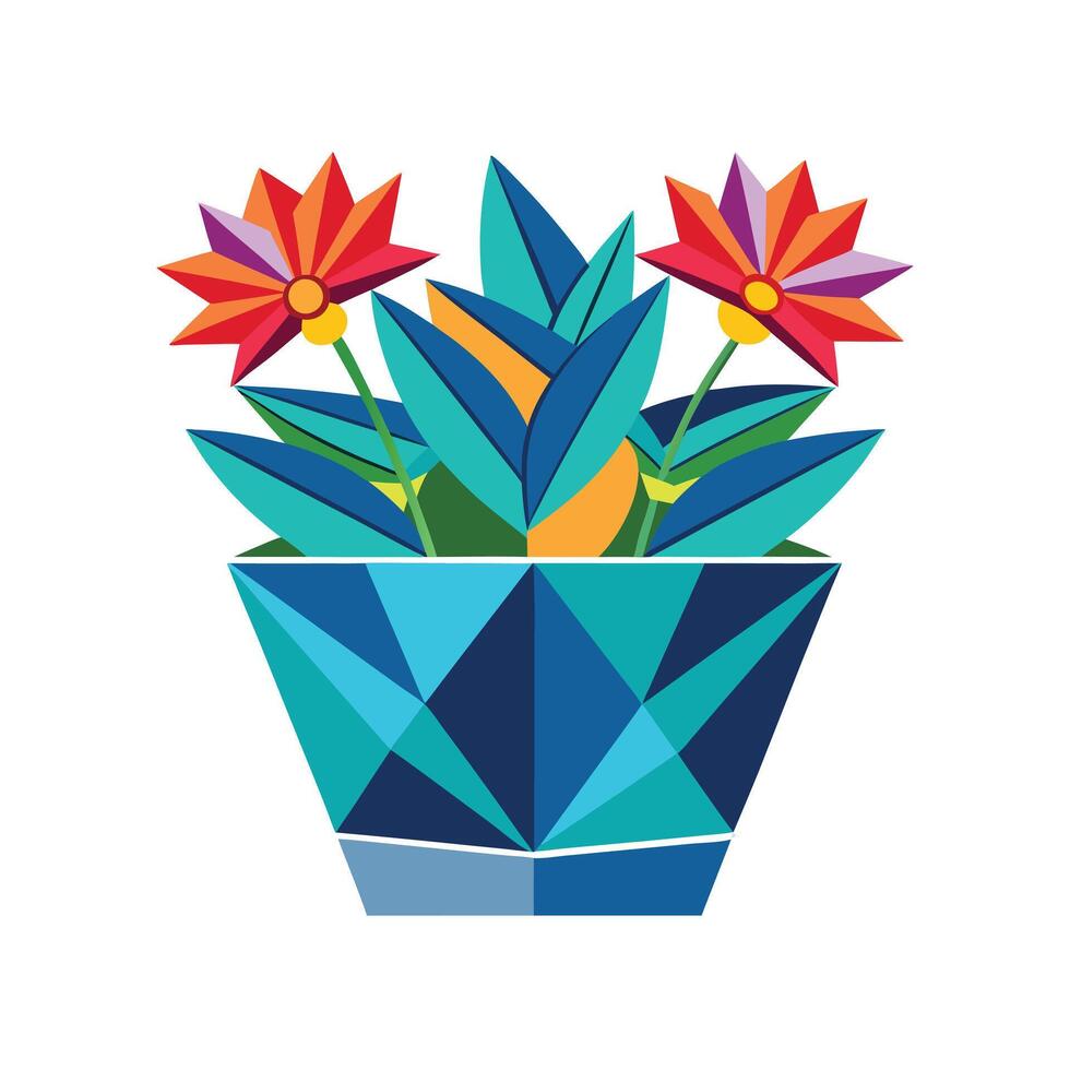 Flowerpot Houseplant Illustration vector
