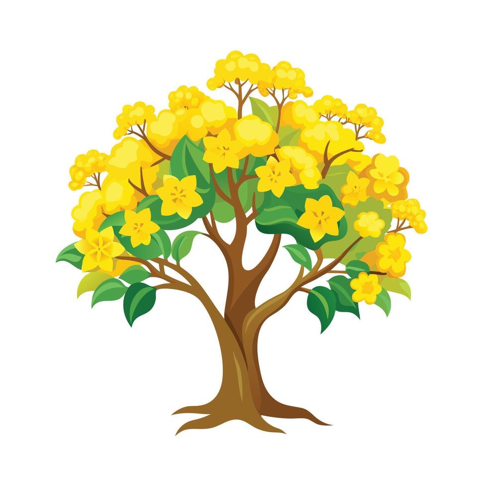 Beautiful Single Big Tree Illustration 47656039 Vector Art at Vecteezy