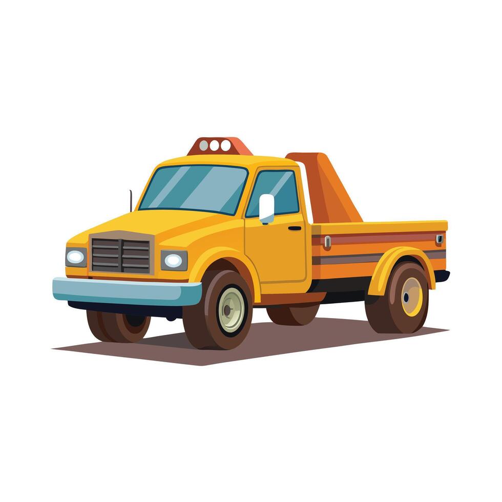 Realistic Truck Illustration vector