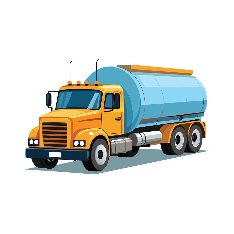 Realistic Truck Illustration vector