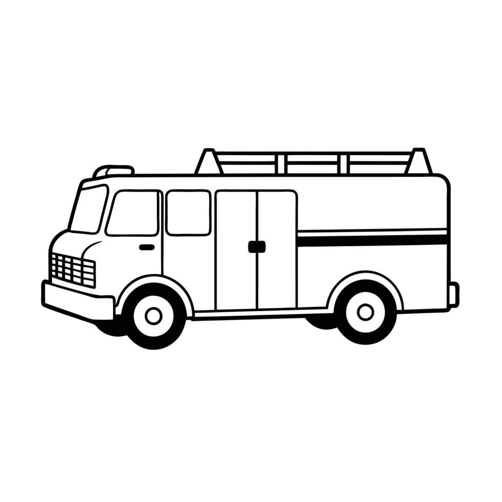 Realistic Truck Illustration vector