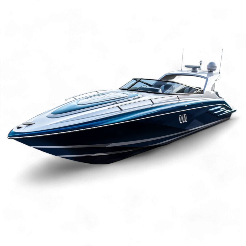 Extravagant Yacht Sailing in Exotic WatersGenerated Ai png
