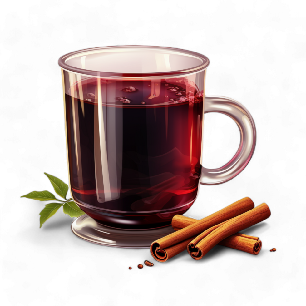 Generated Ai mulled wine png