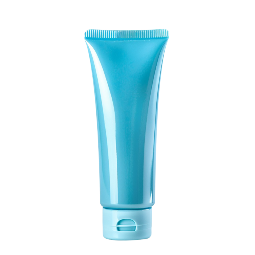 Blue Cream Tube on Transparent Background AI-Generative 47657300 PNG