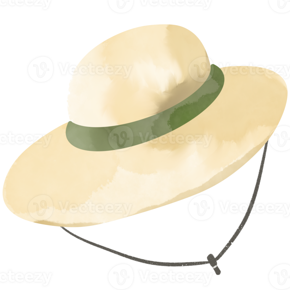 Hiking hat for protection from the sun and rain of the hikers. camping activity png