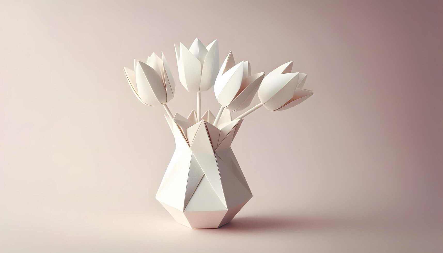 Origami design Created for ai photo