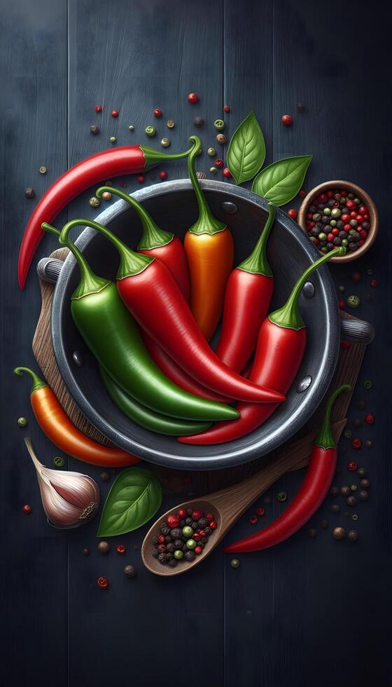 red hot chili pepper photo