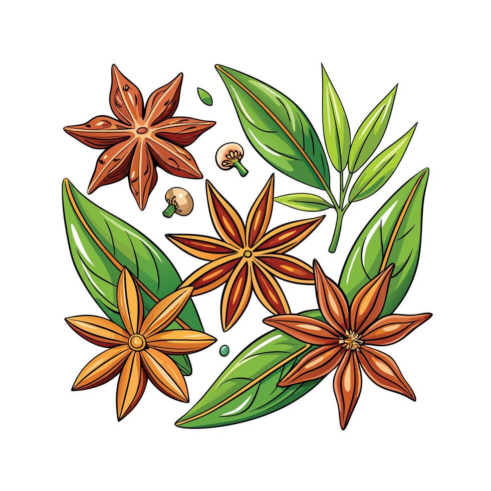Realistic Beautiful Herbs Illustration vector