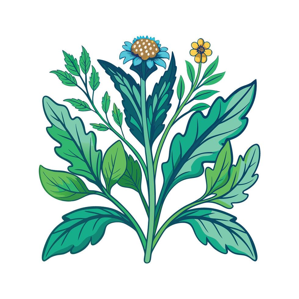 Realistic Beautiful Herbs Illustration vector